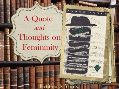 ‘A feminist: (masculinely)…’