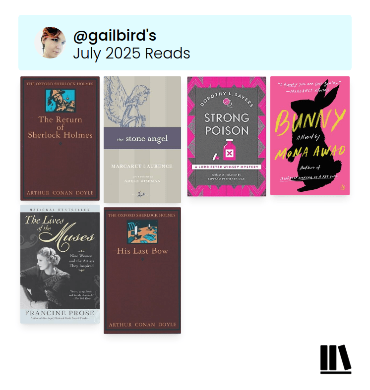 July Reading Wrap-Up | The&nbsp;StoryGraph